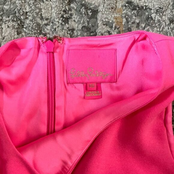 LILLY PULITZER DONNA ROMPER IN PINK TROPICS! EUC! SZ 00 - Picture 7 of 11